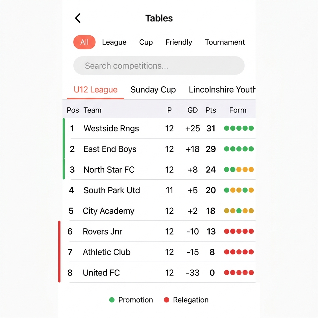 League Tables